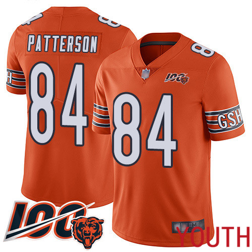 Chicago Bears Limited Orange Youth Cordarrelle Patterson Alternate Jersey NFL Football #84 100th Season->youth nfl jersey->Youth Jersey